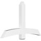Ekena Millwork Bellingham Architectural Grade PVC Gable Bracket, 60"W x 37 1/2"H x 4"D x 6"F, 15/12 Pitch GBP060X38X0406BEL00 - alternate 1